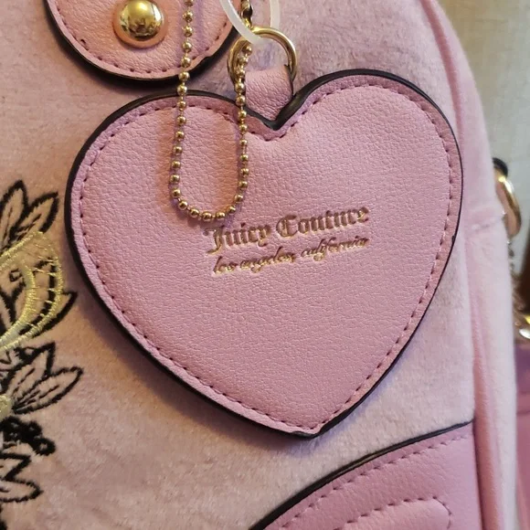 Juicy Couture fondant pink heritage bowlers